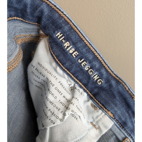 American Eagle Size 8 Hi Rise Jegging Jeans Womens AE Super Stretch Regular - Picture 3 of 8